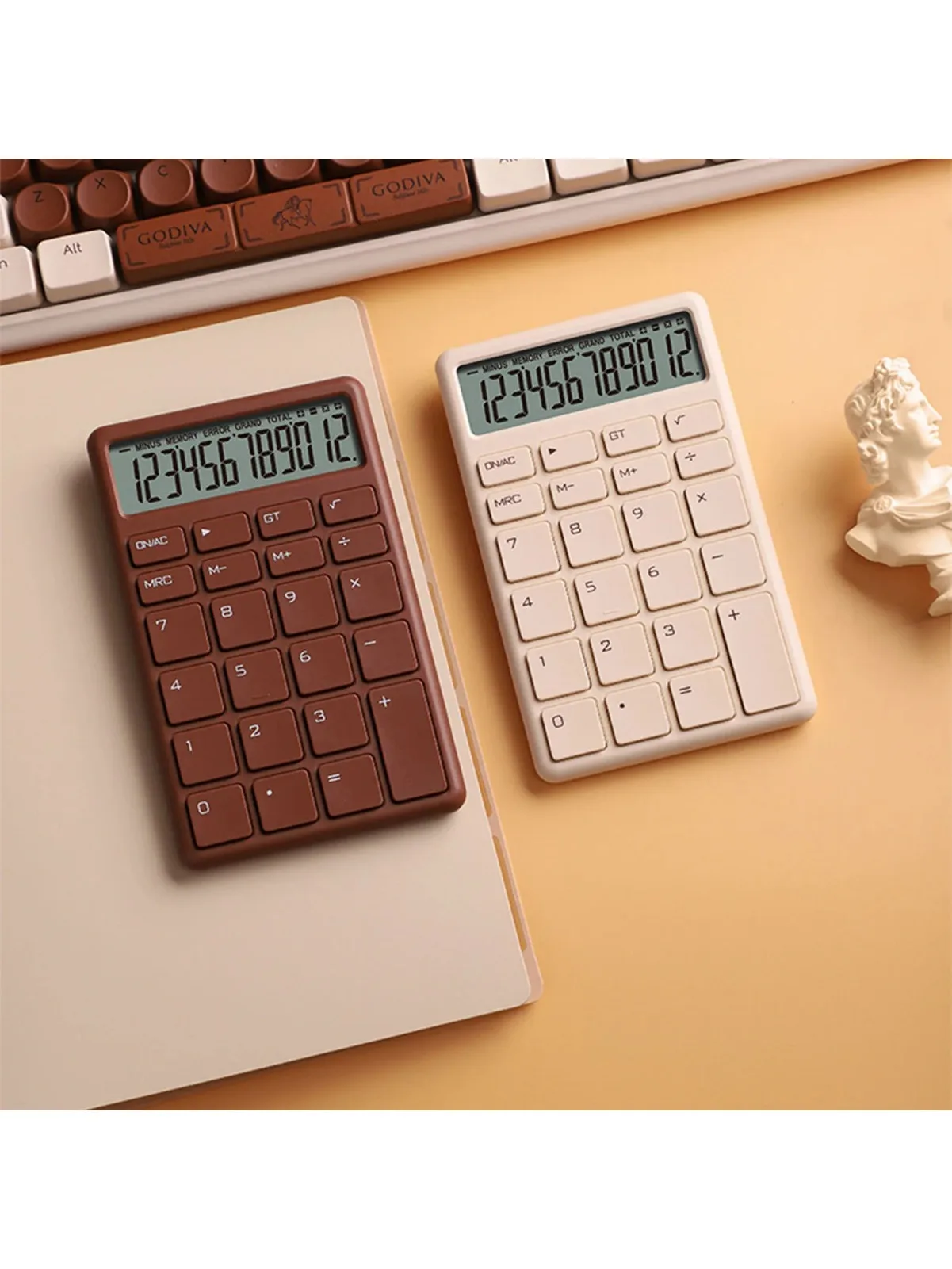 Calculatrice d'étudiant conception Simple calculatrice de base bouton haute sensibilité calculatrice Portable fournitures de papeterie pour étudiants