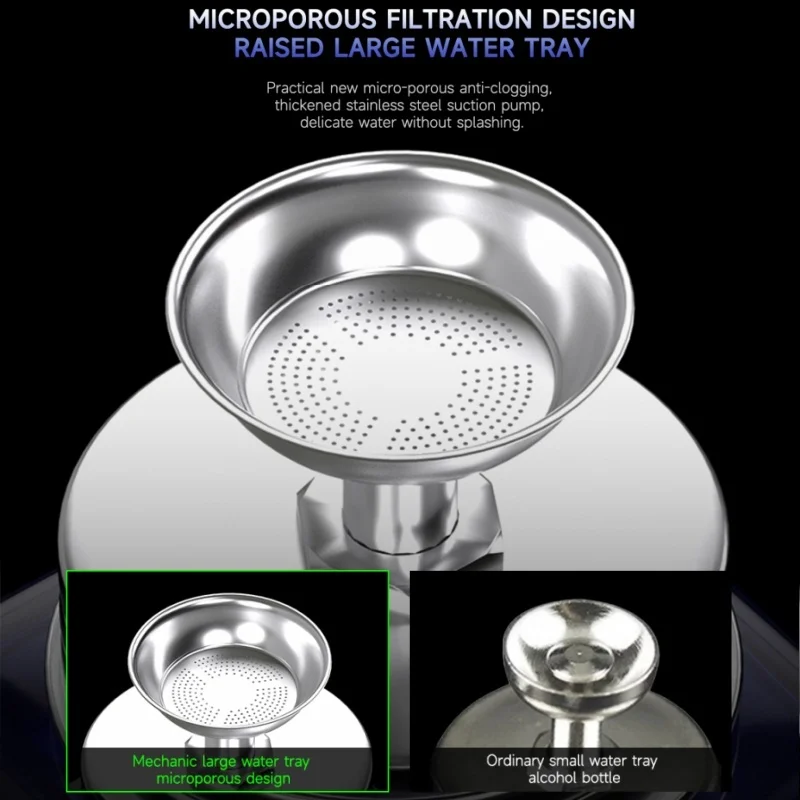 مسمار الزجاج زجاجة الصحافة قمع الصحافة نوع الكحول زجاجة مزيل الأظافر المياه زجاجة فارغة تنظيف السائل الكريستال الهيدروليكية #4