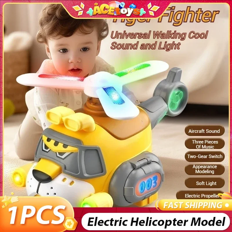 

Электрический вертолет, модель игрушки, трюк, звуковые огни, вращающийся пропеллер, развивающая игрушка, детский истребитель, вертолет, игрушка, детские рождественские подарки