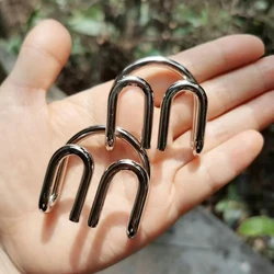 Big Size Disentanglement Iron Link Unlock Interlock Game Metal Wire Puzzle IQ Mind Brain Teaser Adults Kids Educational Toys