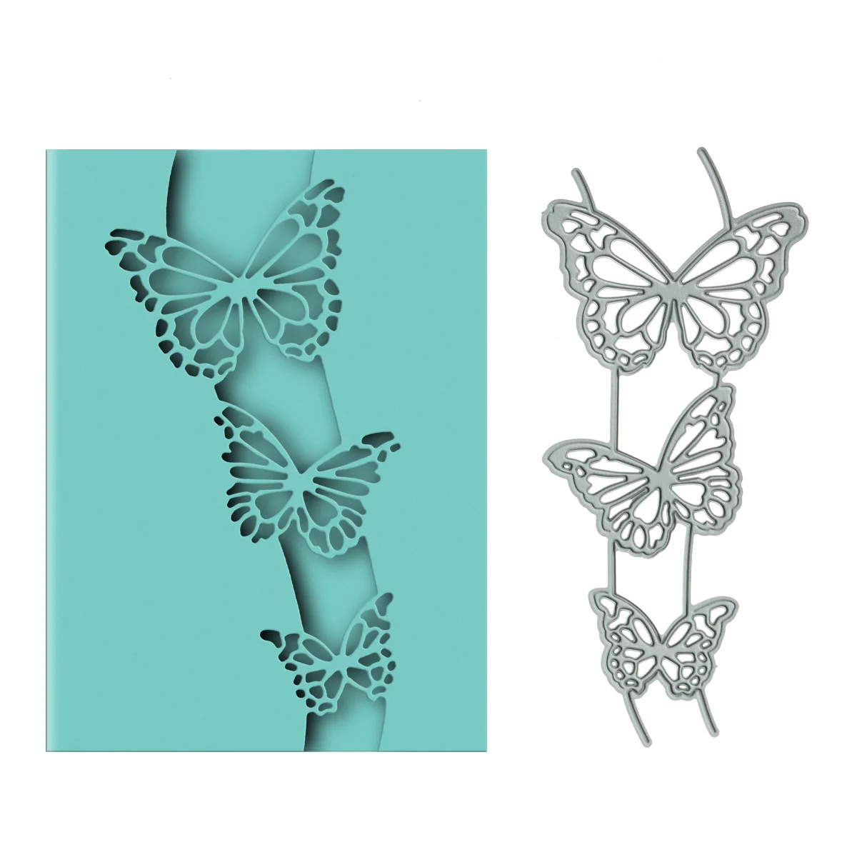 

Butterfly Pattern Metal Die Cut Handmade Invitation Card Envelope Scrapbooking Punch Cutting Knife Clipart Craft Presscut