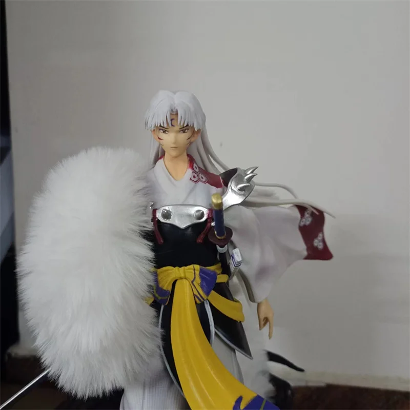 

​​28cm Inuyasha Sesshomaru Phoenix Era Tree Statue Standing Position Anime Figure Collectible Model Desktop Decoration Gift​