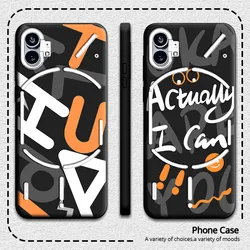 For Nothing Phone 1 / Phone2 Case Floral Soft Silicone Couple Butterfly Phone Case For Nothing Phone 2A 5G New Fashion Cover