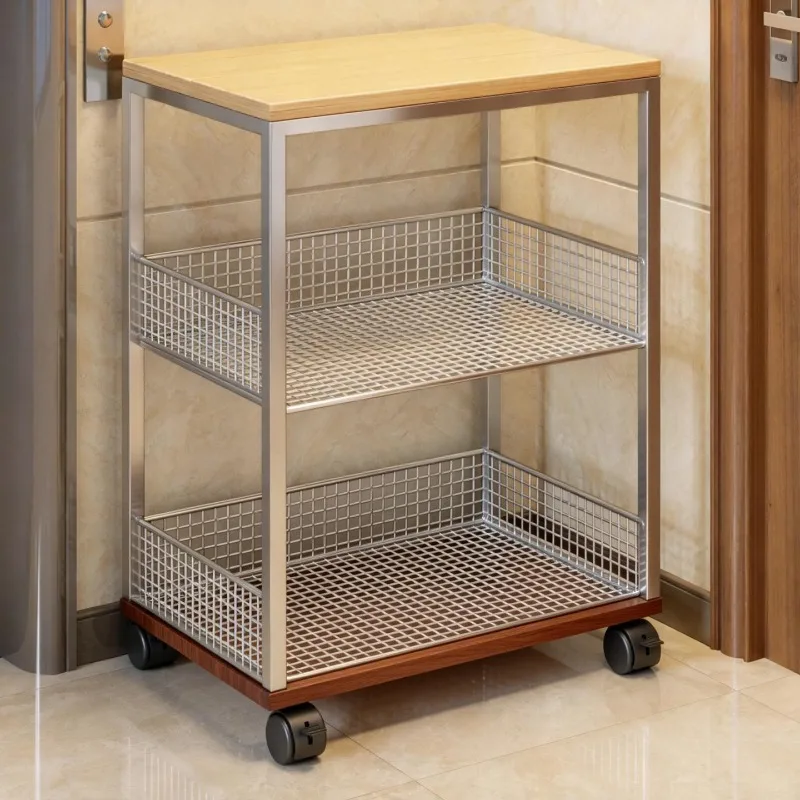 Home Organization Utility Cart Tea Trolley Rolling Cart Storage Cart Doorstep Rolling Storage Cart Multi Tier Shelves Deliveries