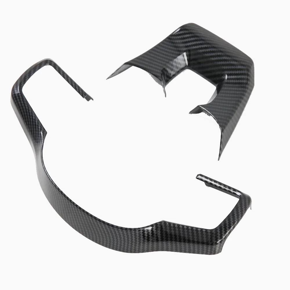 

For Kia Carnival KA4 2021 2022 Carbon Fiber Car Steering Wheel Button Panel Cover Trim Sticker Interior Accessories