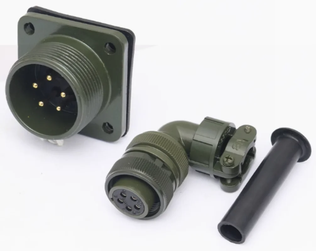 

2pcs 5015 military standard waterproof aviation plug socket 5-core MS3108A16S-8S MS3102A16S-8P