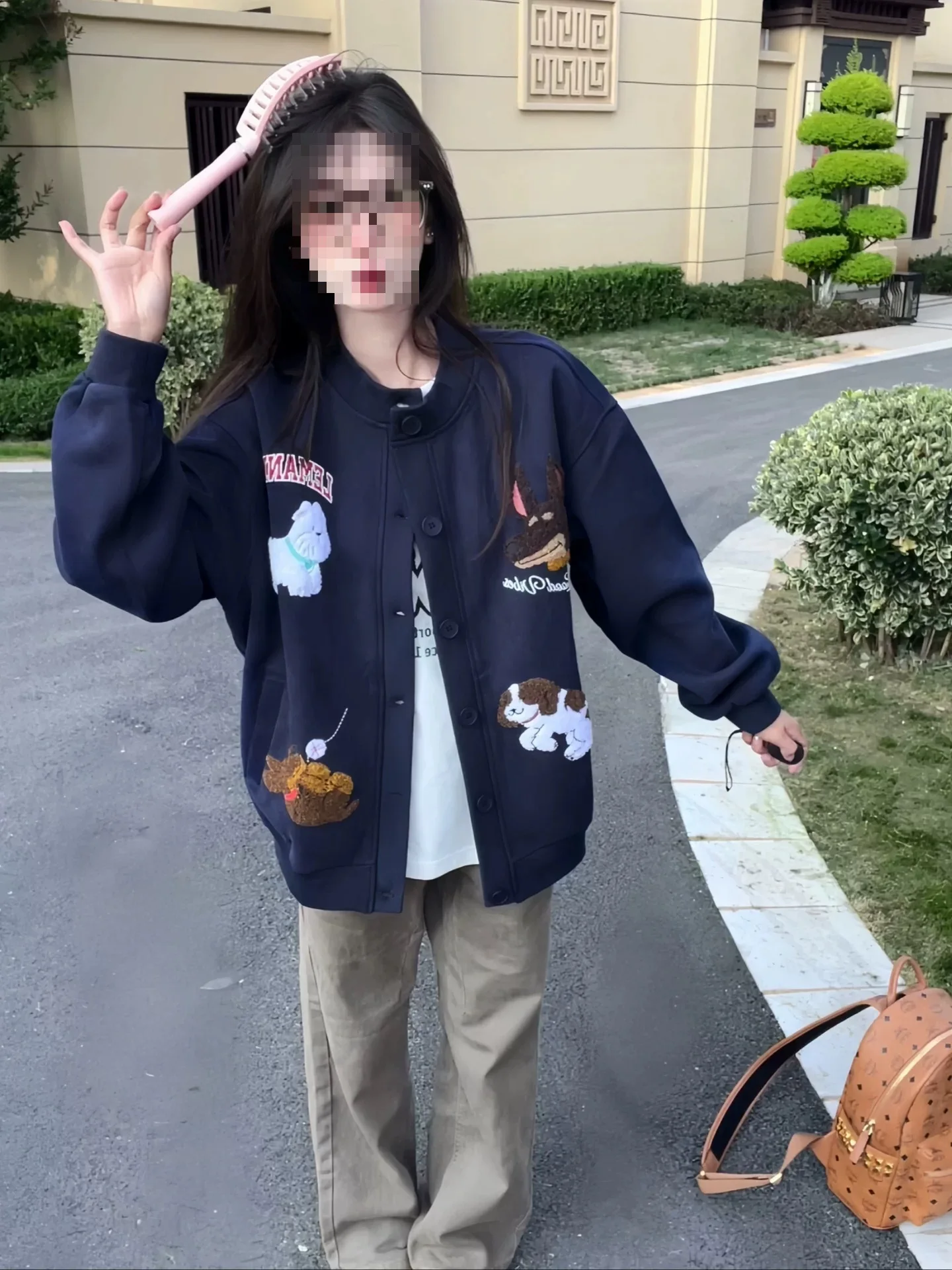 جاكيتات بيسبول نسائية، سترات بومبر للنساء بنقوش فنية بوهيمية، تصميم عرقي متعدد الألوان بنقوش زهور، مقاس كبير