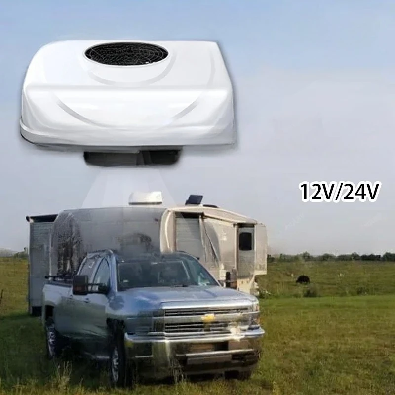 

2000W 12V Automotive RV Rooftop Air Conditioner Electric Parking Air Conditioning 24V for Camper Van Bus Motorhome