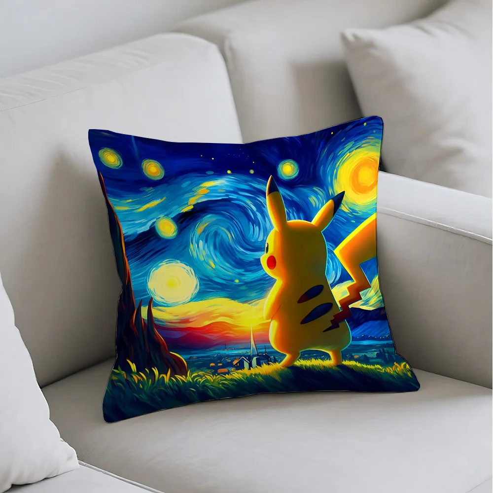 Decorative Cushion Cover Kawaii Pokepokes Cushions Home Dec…
