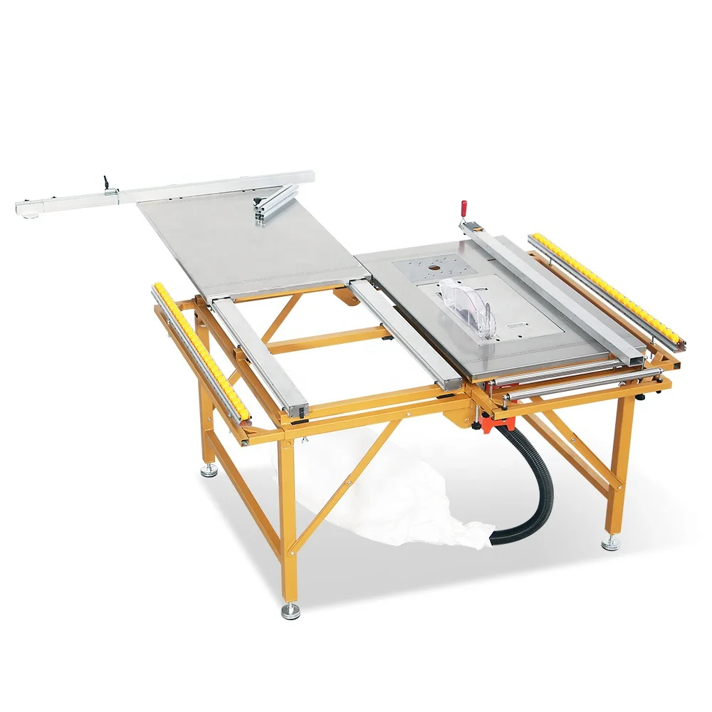 

Hot Sale Mini Easy to Carry Folding Table Saw Machine Dust Free Woodworking Portable Sliding Table Saw for Wood Cutting