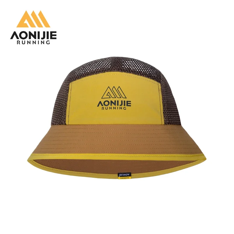 AONIJIE Bucket Sports Caps Mesh Breathable Trail Running Hats UV Protection Quick Drying Women Men Fisherman Sun Hat Hiking Cap