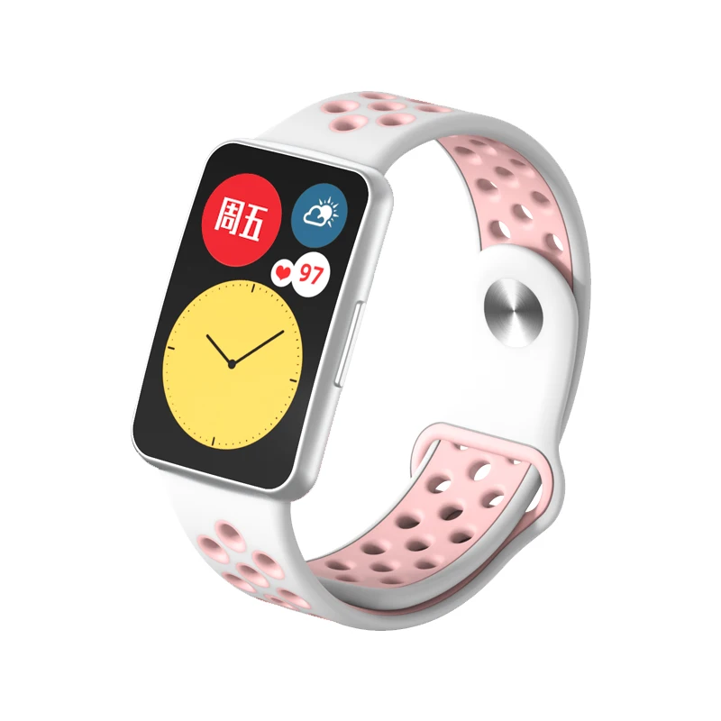 Ремешок силиконовый для смарт-часов Huawei, браслет для Huawei, аксессуары для наручных часов