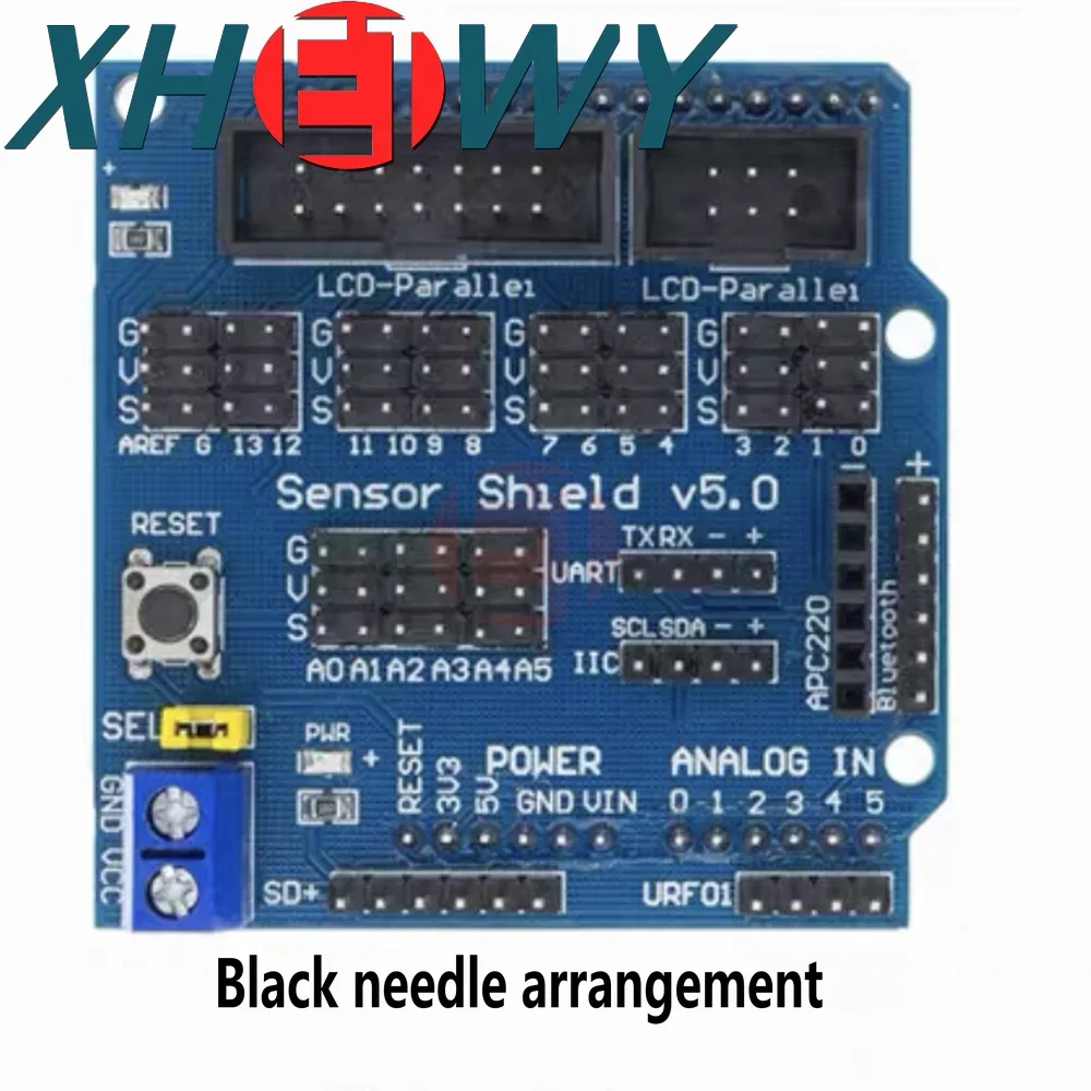 UNO R3 Cor Pin Sensor, Placa De Expansão, Escudo V5.0, Bloco De Construção Eletrônico, V5