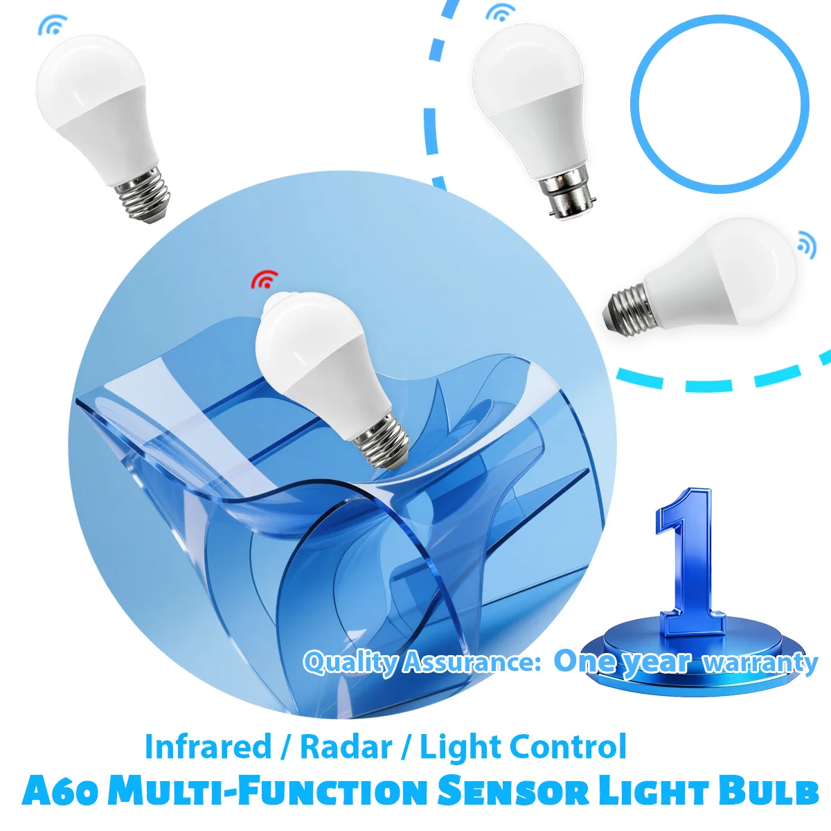 

Набор из 10 светодиодных ламп E27 B22 10 Вт с датчиком движения PIR и радаром, инфракрасный детектор безопасности, автоматическое включение/выключение, AC100-240V, для внутреннего и наружного использования