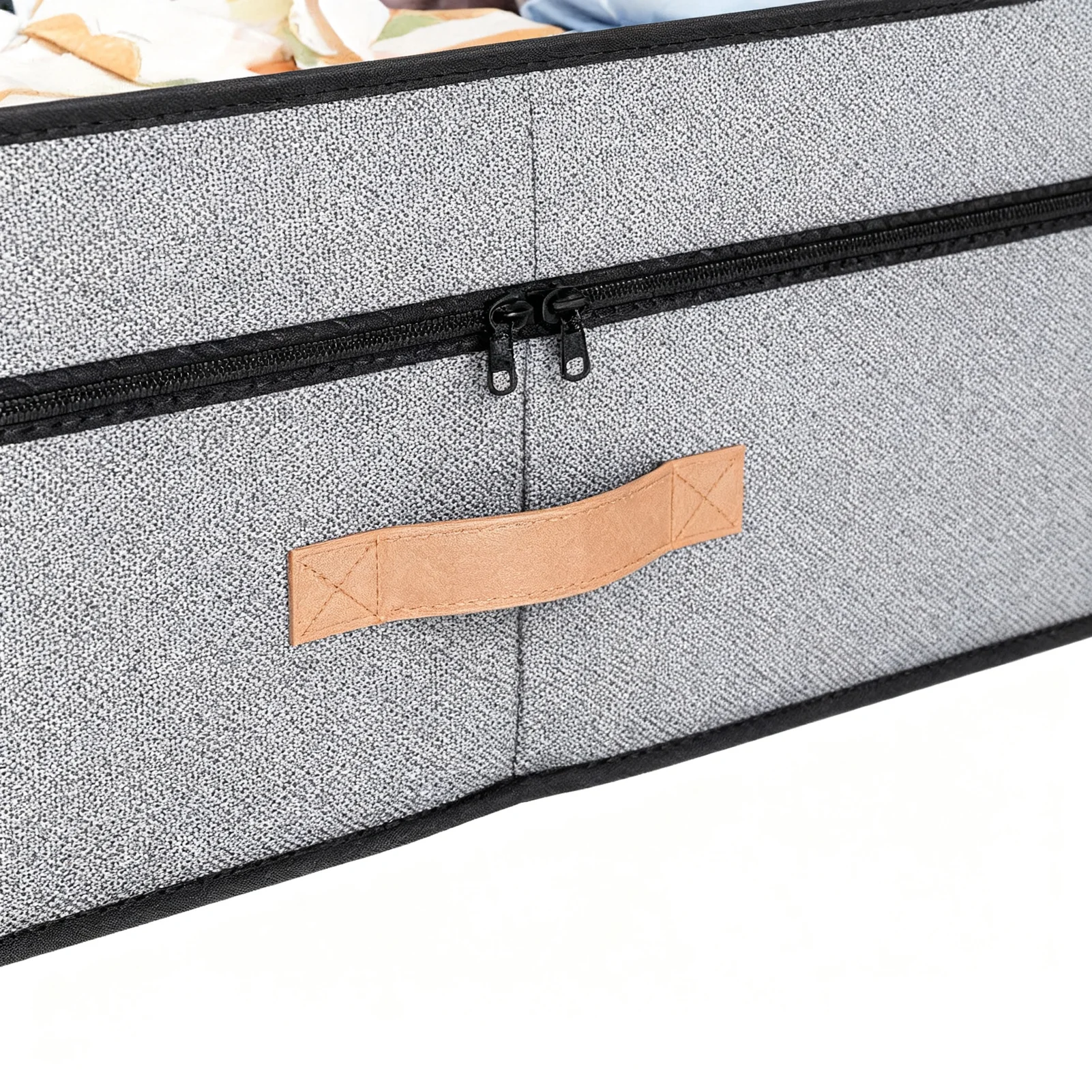 

Органайзер под кроватью, органайзер 72 л с крышкой на колесиках, контейнер для хранения под кроватью на колесиках для обуви, одежды, простыня, тканевое игрушечное одеяло