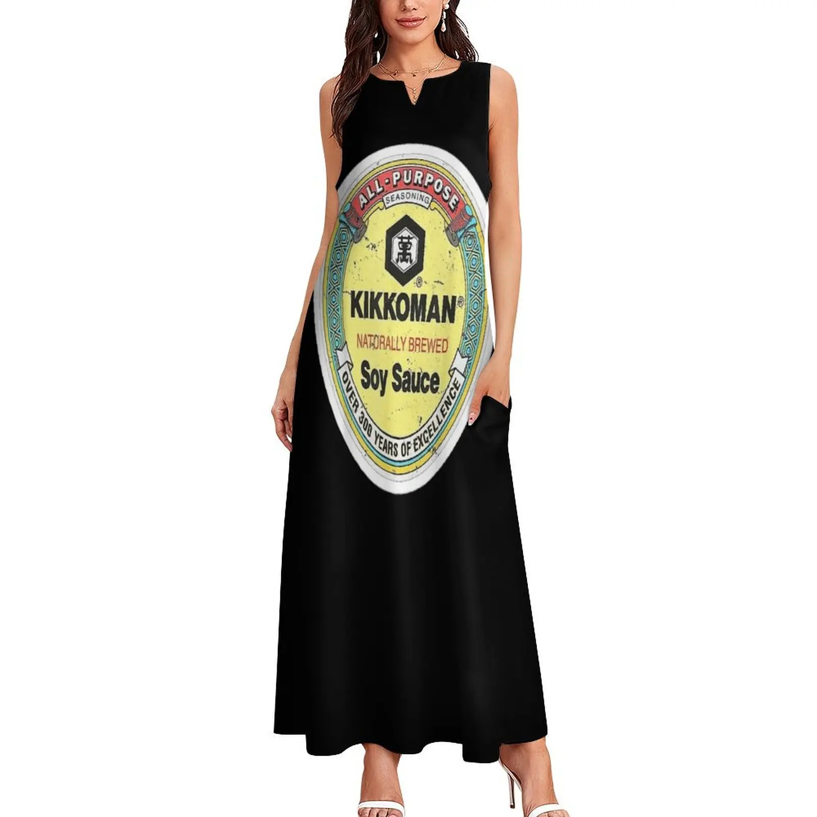 Soy Sauce Kikkoman Funny Halloween Costume Long Dress Summer women's clothing women dresses Long dress woman Dress