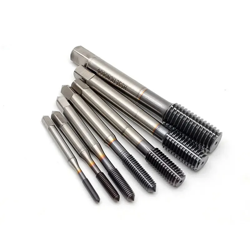 เครื่องอัดขึ้นรูปดอกสว่านสำหรับโลหะสแตนเลสสตีลสกรูโคบอลต์ M1-M12ตัวแบบเกลียวเคลือบด้วย Mata Bor เมตริก