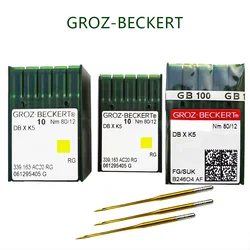 100 PCS Sewing Machine Needles GROZ-BECKERT  DBXK5  SAN GEBEDUR Heat Proof Titanium Needle For Computerized Embroidery Machine