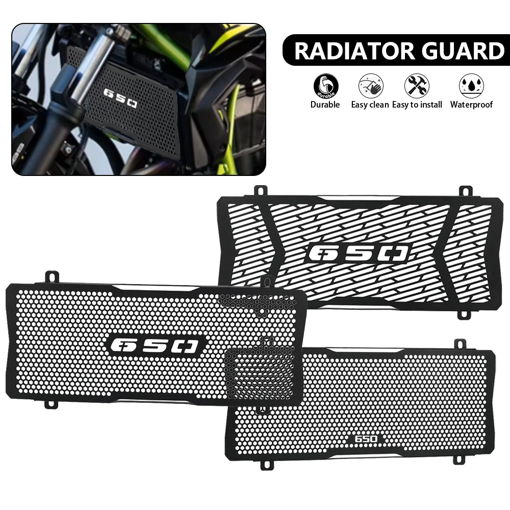 

Radiator Grille Guard Cover Protection FOR KAWASAKI Ninja 650 KRT Edition Z650 Z 650 RS ABS 2017 - 2024 Ninja650 Radiator Guard