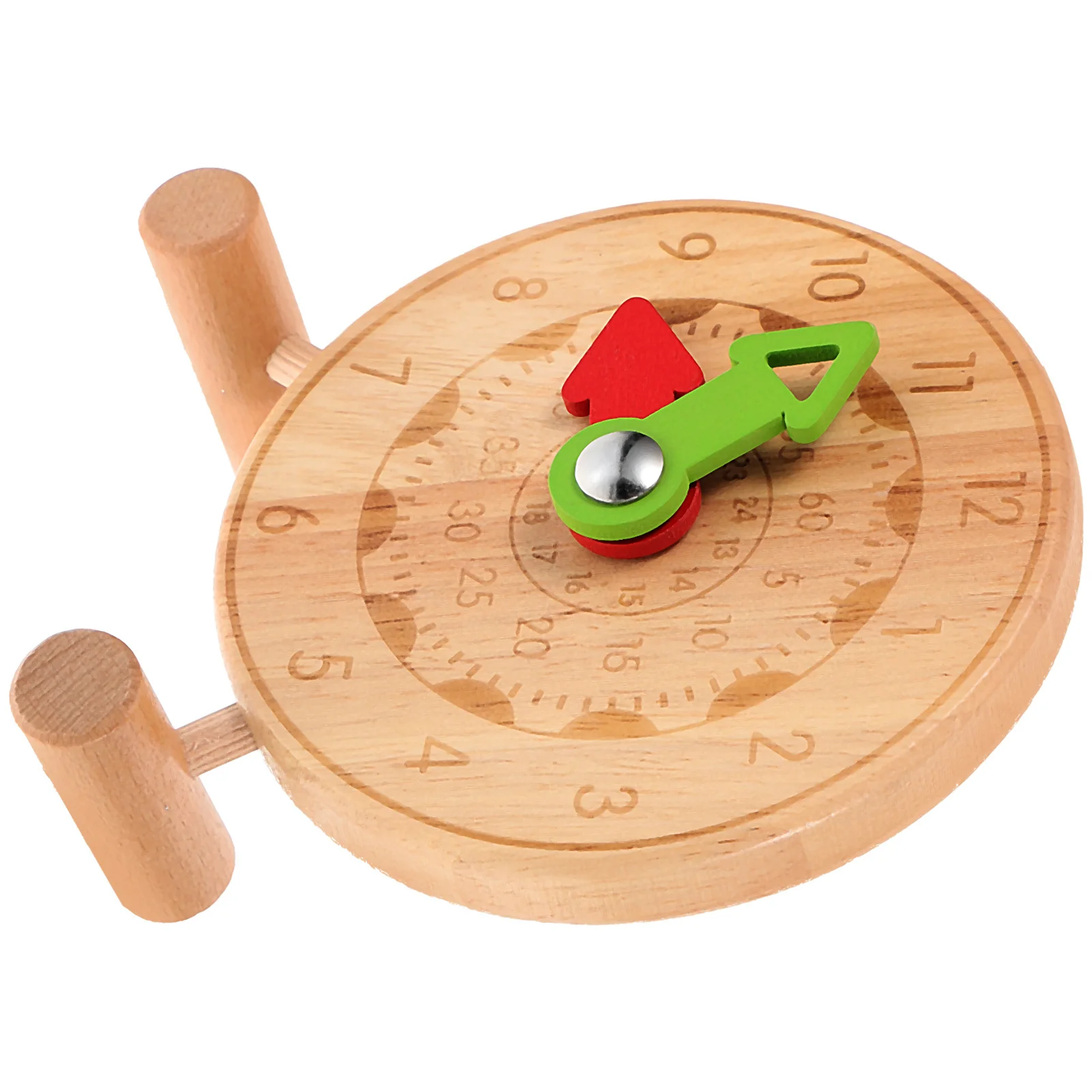 1pc Zeit Erkenntnis Holz Mini Uhr Spielset Für Kinder Helle Farbe Glatte Oberfläche Lernen Puzzle Spiel Pädagogisches Kognitive