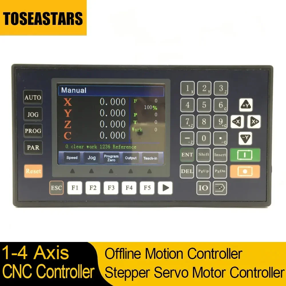 TC55 1 2 3 4 Axis CNC Controller System  Motion Controller  For CNC Milling Machines Programmable CNC Controller