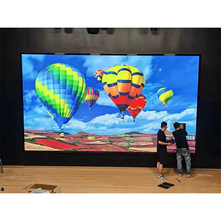 Segnaletica e display digitali per pareti video con schermo a colori gigante a colori, passo 1,86 mm 2,5 mm 3,076 mm 4 mm per interni su misura in fabbrica
