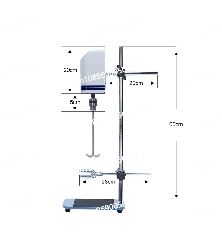 NP Digital Display Precision Booster Electric Mixer, Laboratory Use, Set-top Cantilever Electric Mixer