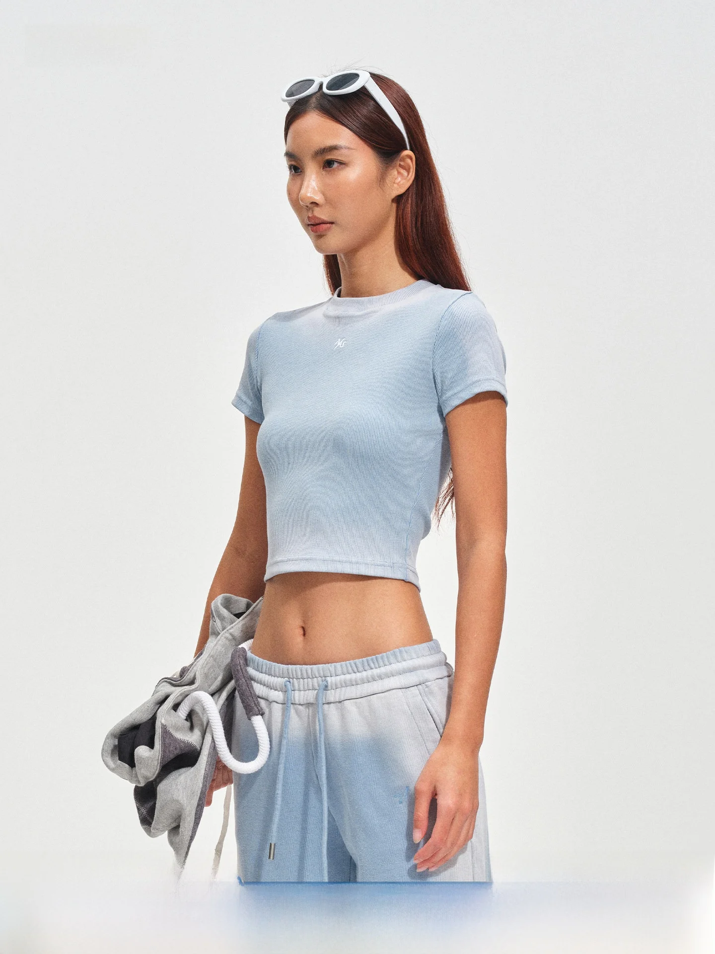 

NAWS Equestrian Bae Slim Fit Tee ort Sve round Ne Vintage Sle Cotton Blend Youthful Casual Wear for Women