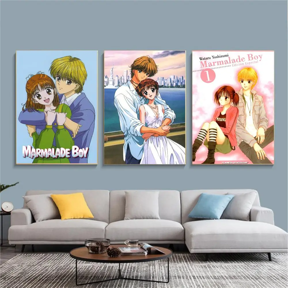anime M-Marmalade Boy-Y Painting Calligraphy Nature Inspired Artwork for Living Room  Home Decoration
