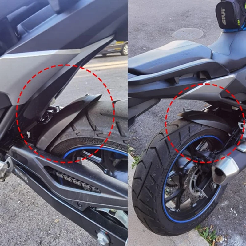 ●Motorcycle Front Rear for NC750S NC750X NC700S NC700X 2012-2021 Extender Mudguard Accessories , 2PCS
