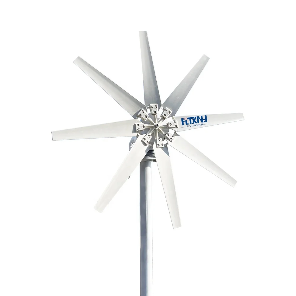 Germany Direct Warehouse Horizontal  Wind Turbine Generator System With Solar Off Grid 800W 12v 24v 48v Windkraftanlage 1000w
