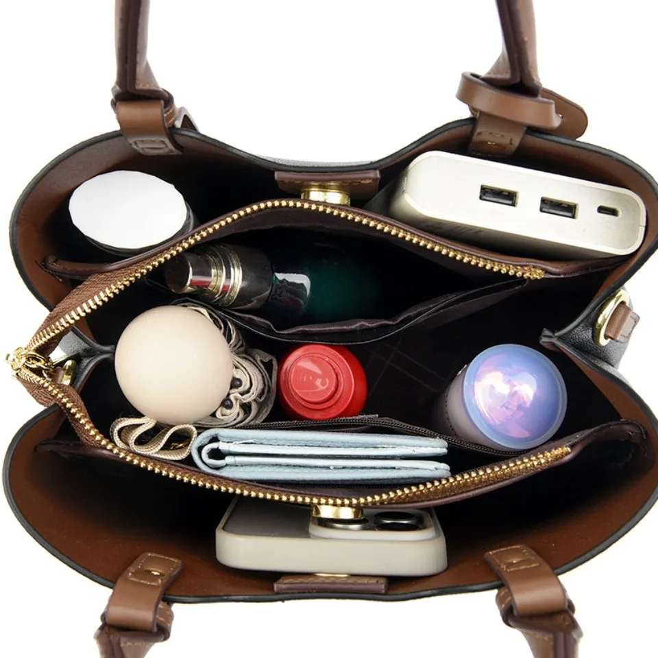 Genuine Kangaroo Brand Soft Leather Hand Bag Small Handbags Women Shoulder Bags for Mother Luxury Designer Tote Commuting Bag