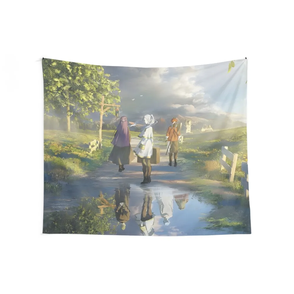 Sousou no Frieren Tapestry Wall Decorations Anime Decor Decor Home Bedrooms Decorations Tapestry