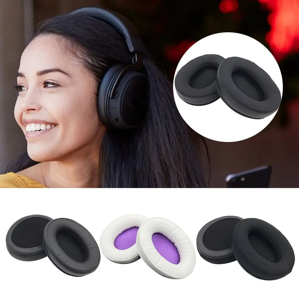 1 Pair Soft Earmuffs Foam Pad Headphones Accessories Earbuds Cover Ear Pads Ear Cushion for HyperX Cloud Mix Flight Alpha S