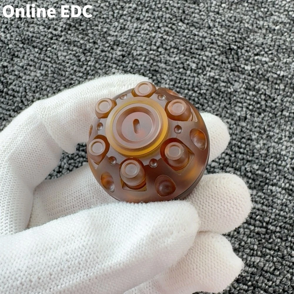 Juguetes EDC usados 42.COSMO Death Star PEI Rotor mecánico Gyro Metal Fidget Spinner aparatos de escritorio Fidget Spinner Spinning Tops Cool