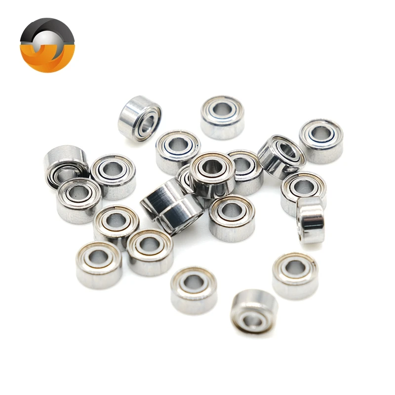 10Pcs/set ABEC-9 681XZZ Micro Bearing 1.5x4x2mm Ultra High Precision Chrome Steel ZZ Dustproof Small Bearing