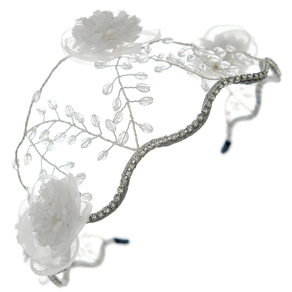 

Retro Lace Hair Accessories Wedding Headband Bride Bridal for Women Decorations Headbands The Flowers