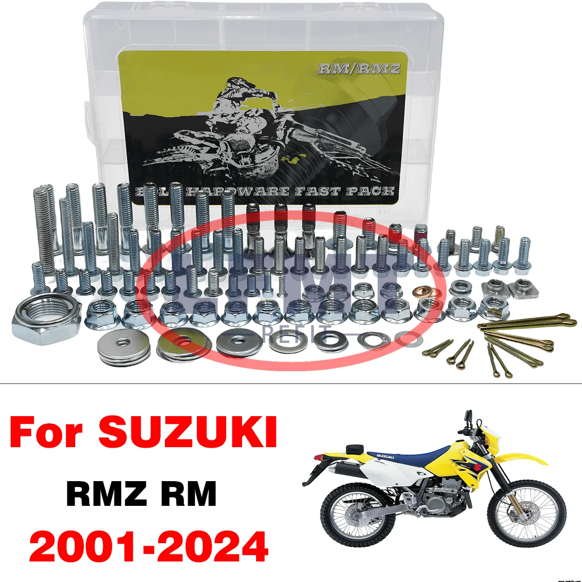 

Motorcycle Full Plastics Fastener Kit Hardware Bolt Factory Style For SUZUKI RM RMX RMZ DRZ 85 125 250 350 450 RMZ250 2001-2024