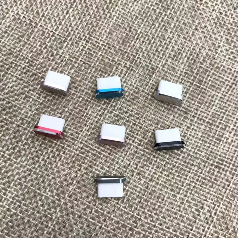 100pcs Type C Metal Dust Plug For Samsung Xiaomi Huawei OPPO VIVO Universal Type-C Charging Port Protector Anti-Dust Dustproof