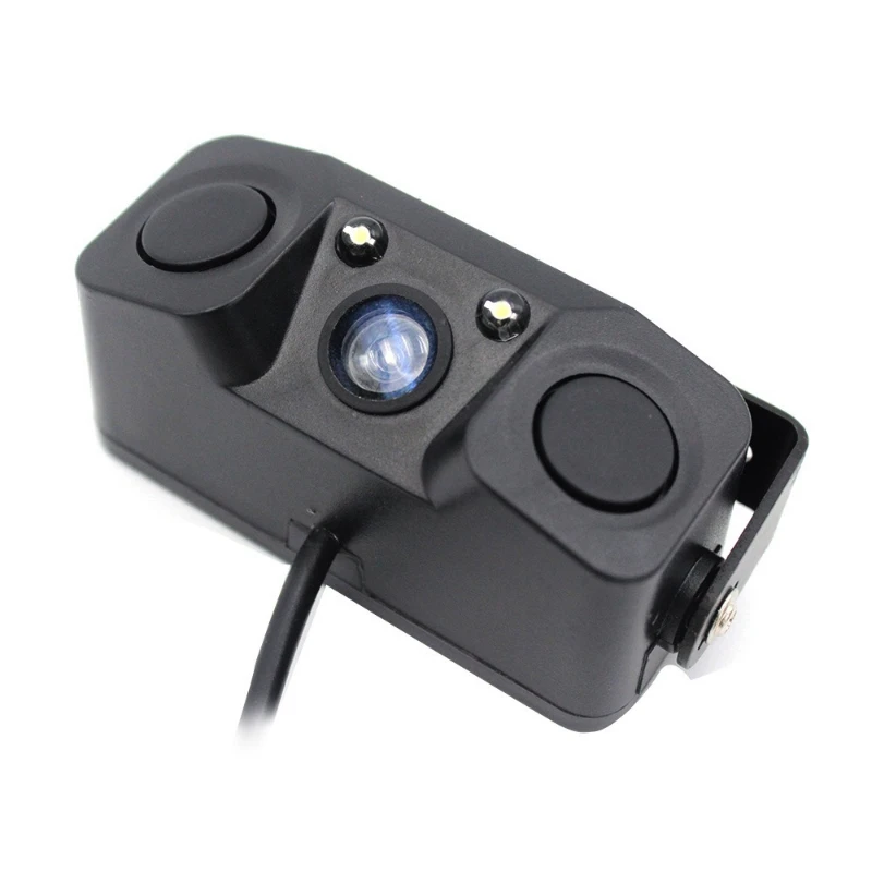 3-in-1 intelligent reversing radar reversing image all-in-one machine, no punching and no wiring