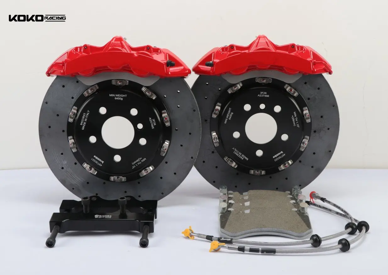 KOKO Racing Carbon Ceramic Brake Disc Competition Car 330mm -410mm Customize Brakes Disc and Rotors