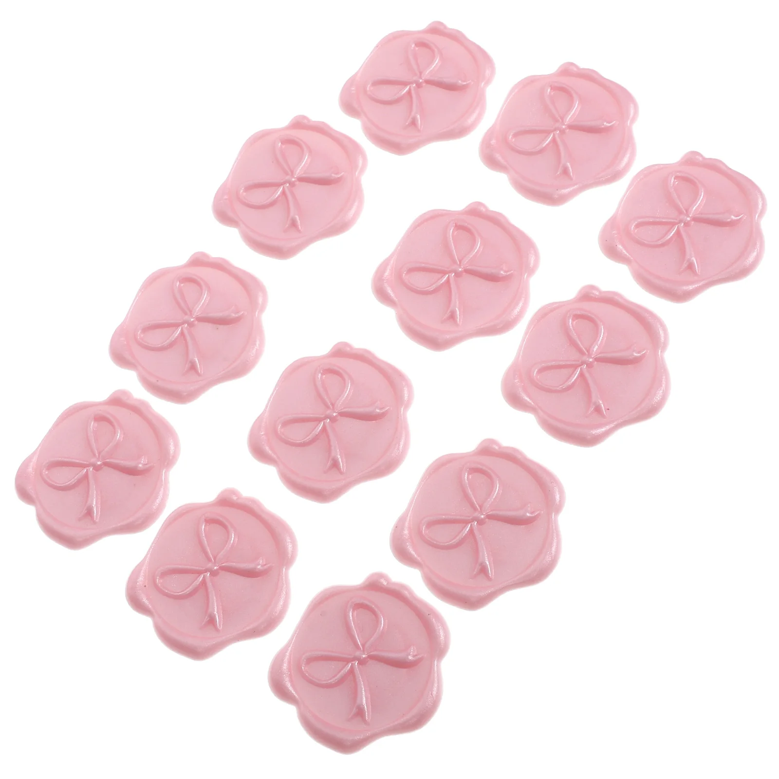 

12 Pcs Bow Wax Seal Envelope Sealer Sticker Cute Stickers Bowknot Baby Shower Seals