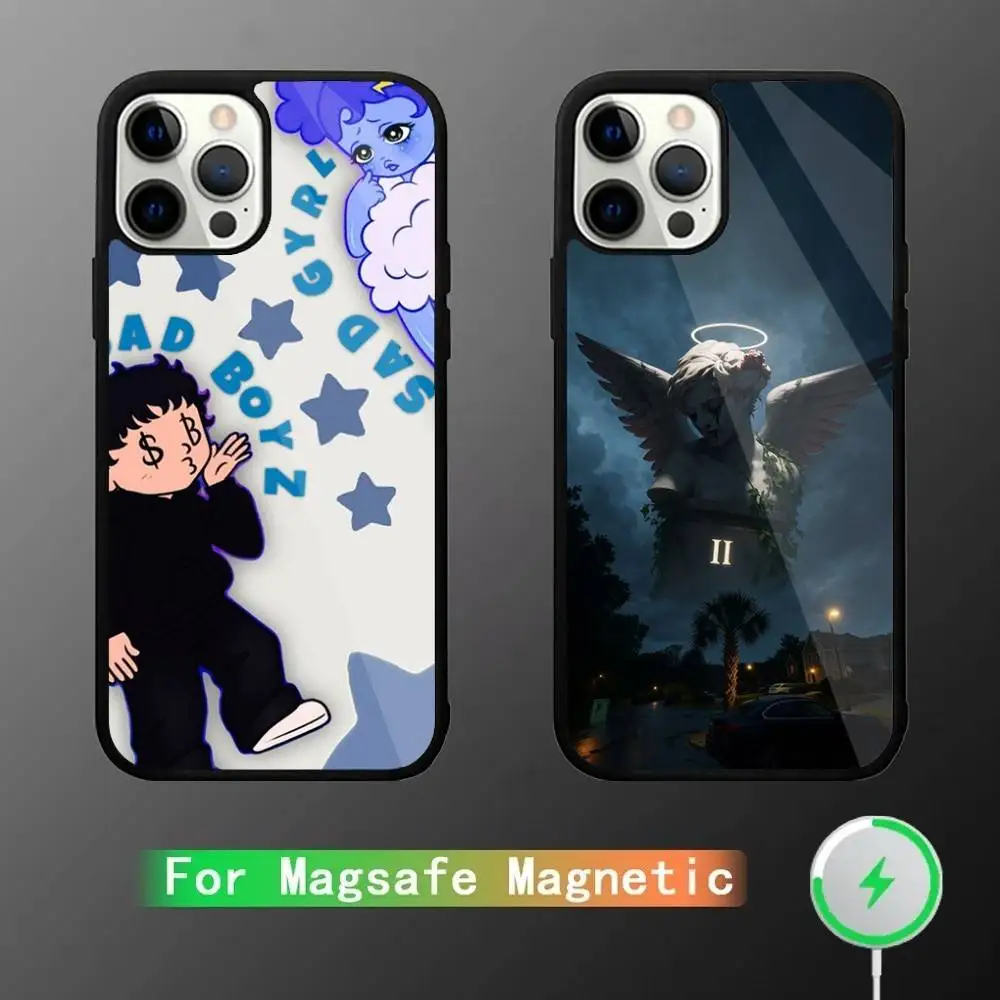 

J-Junior H Sad Girl Phone Case For iPhone 17,16,15,14,13,12,11,Pro,Max,Plus,Mini,SE4,E Magnetic Magsafe Wireless Charging