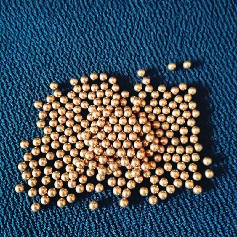 1-200PCS Solid Brass Ball High Precision H62 Brass Ball Smooth Round Copper Bead Ball Dia 0.9mm-45mm