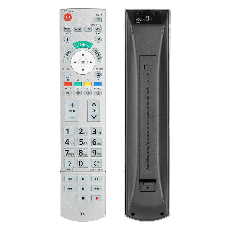 Control Remoto N2QAYB000858 Compatible con Televisores LED Panasonic TH-L50DT60A TH-L55DT60A TH-L60DT60A TH-L47WT60A TH-L55WT60A TH-L60W