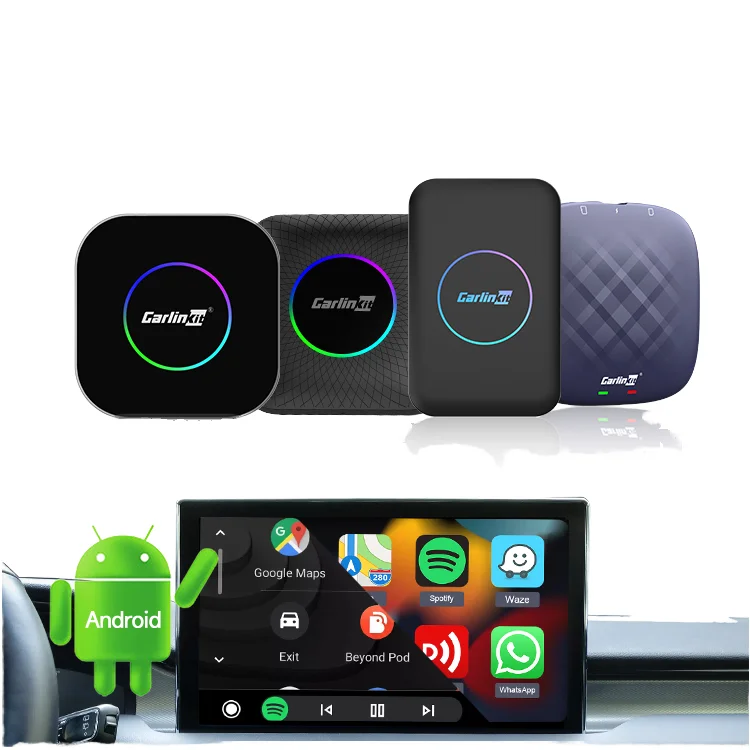 CarlinKit Tbox Ambient USB 4G 64GB CarPlay Led Light Dongle Android 13 Wireless CarPlay Android Auto Carlink Car Play youtube