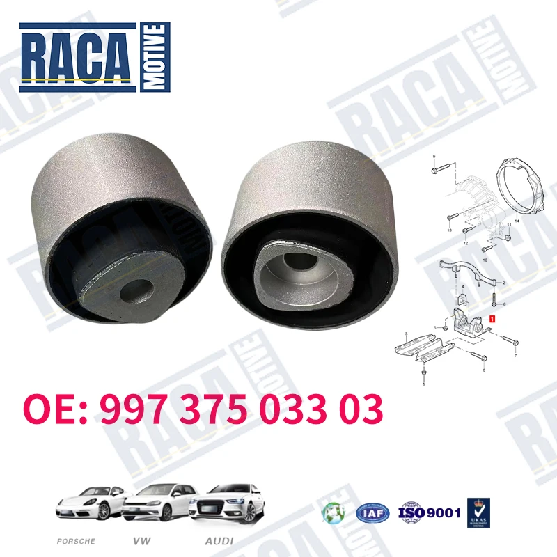 

Кронштейн крепления коробки передач и втулка коробки передач для Porsche 911 Convertible Carrera Turbo GT2 997 (номера деталей: 99737503303, 99737503302, 99737503301)