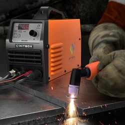 HITBOX 55A HF Non-Touch Pilot ARC Cutting Machine Cutting Thickness 1-21mm 2T/4T Portable Home DIY Plasma Cutter Machine HBC5500