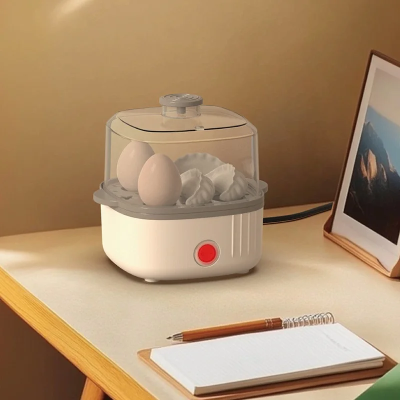 Home 5 pcs Egg Cooker Automatic Power Off Electric Steamer 150W Multifunctional Egg Cooker Low Power Dormitory Breakfast Machine