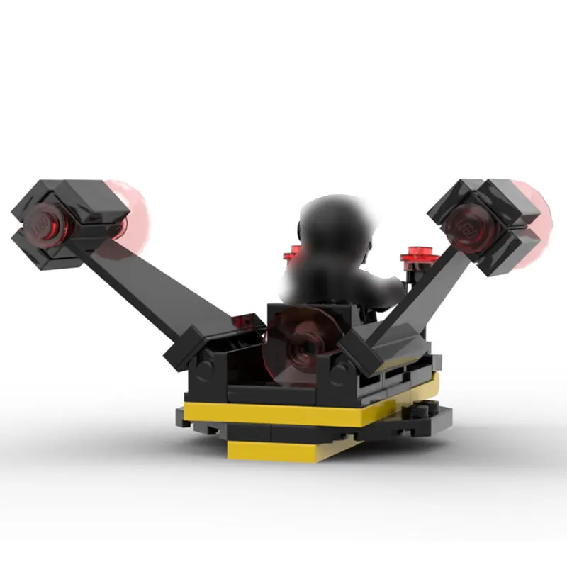 48PCS MOC-211150  New Blacktron I Meteor Monitor  Starfighter Building DIY Blocks Creative Assembly Bricks Toys Kid Holiday Gift